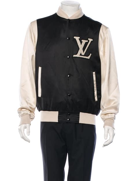 louis vuitton bomber jacket men|louis vuitton varsity jacket black.